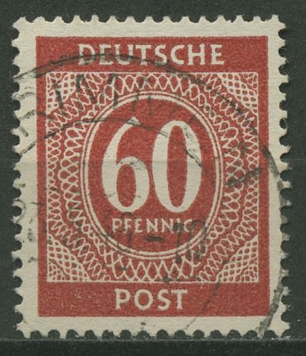 All. Besetzung 1946 I. Kontrollratsausgabe WZ steigend 933 Y gestempelt geprüft