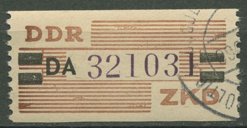 DDR 1959 Wertstreifen für den ZKD 29 DA Nachdruck gestempelt ungültig