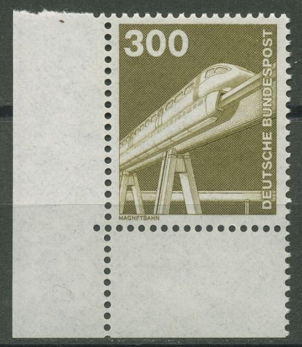 Bund Bogenmarken 1982 Industrie & Technik 1138 Ecke 3 postfrisch