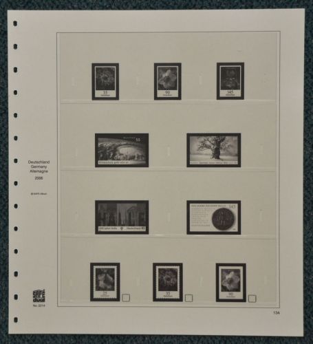 SAFE-dual Vordruckblätter Bund 2006/09 gebraucht neuwertig (Z210)