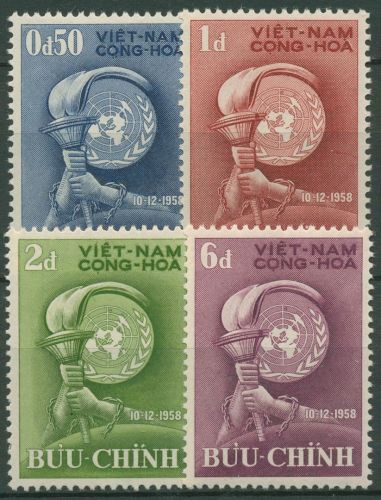 Vietnam - Süd 1958 UNO Erklärung der Menschenrechte 168/71 postfrisch