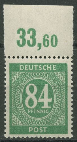 All. Besetzung 1946 I. Kontrollrat Oberrand 936 c P OR ndgz postfrisch geprüft