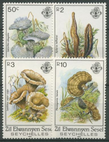 Äußere Seychellen 1985 Pilze 92/95 postfrisch