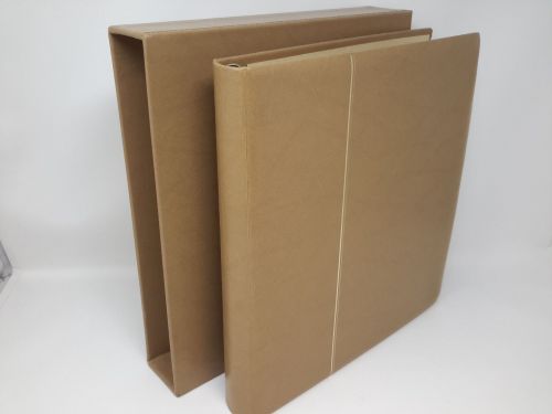 SAFE Ringbinder SKAI 809 mit Schutzkassette 819 hellbraun gebraucht (Z2897)