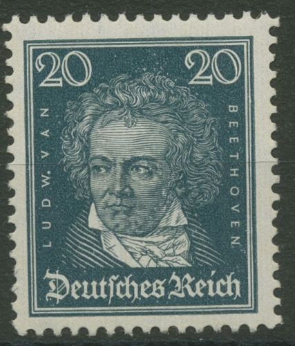 Deutsches Reich 1926 Beethoven 392 X postfrisch, kleiner Zahnfehler (R80576)