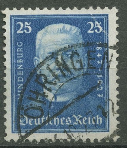 Deutsches Reich 1927 Hindenburg 405 gestempelt, kl. Fehler (R80584)