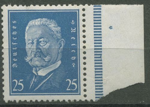Deutsches Reich 1928 Hindenburg 416 postfrisch, Zahnfehler (R80588)