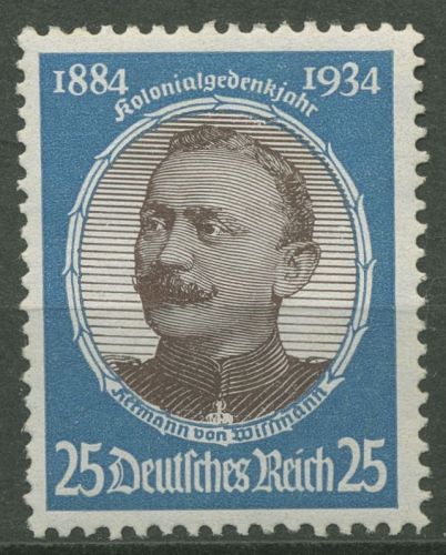 Deutsches Reich 1934 Kolonialforscher 543 y mit Falz (R80646)