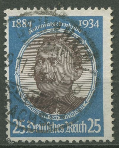 Deutsches Reich 1934 Kolonialforscher 543 gestempelt (R80649)
