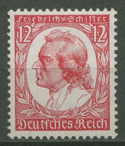 Deutsches Reich 1934 175. Geb. Fr. Schiller 555 mit Neugummierung (R80658)