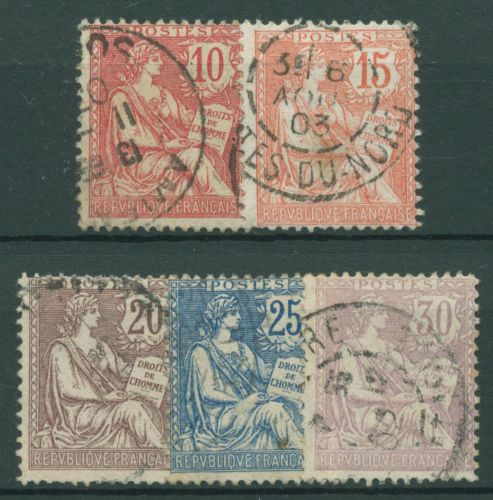 Frankreich 1902 Allegorie Wertangabe im Schild 102/06 gestempelt