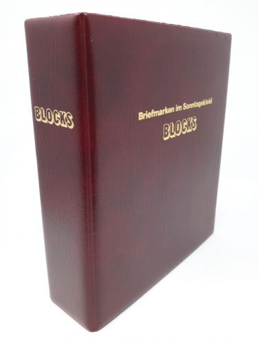 Ringbinder rot, ähnlich wie Lindner Multi-collect, gebraucht, kl. Fehler (Z3177)