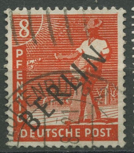 Berlin 1948 Schwarzaufdruck 3 gestempelt (R80818)