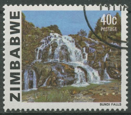 Simbabwe 1983 Wasserfälle Bundi-Fälle 271 gestempelt