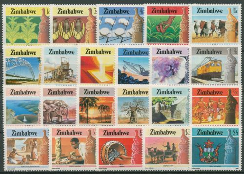 Simbabwe 1985 Kultur Technik Wirtschaft 309/30 A postfrisch