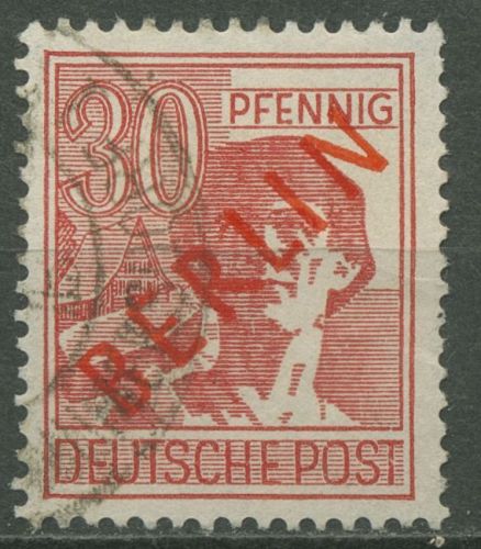 Berlin 1949 Rotaufdruck 28 gestempelt (R80858)
