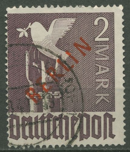 Berlin 1949 Rotaufdruck 34 gestempelt, nachgezähnt (R80875)