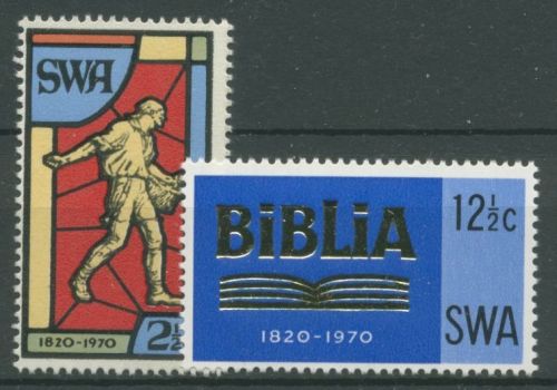 Südwestafrika 1970 150 J. Südafrikanische Bibelgesellschaft 358/59 postfrisch