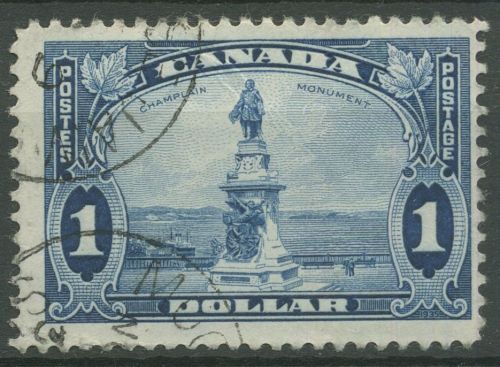 Kanada 1935 Champlain-Denkmal in Quebec 194 A gestempelt