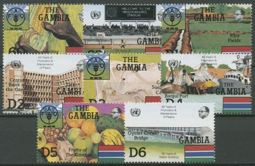 Gambia 1985 40 Jahre FAO Landwirtschaft Ernährung 583/90 postfrisch