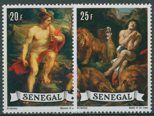 Senegal 1977 Gemälde von Rubens 641/42 postfrisch