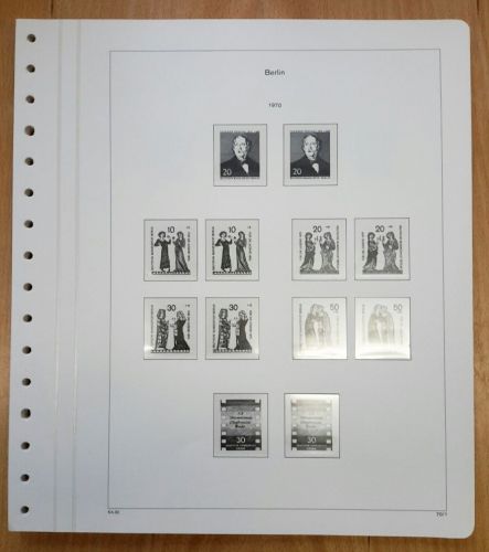 KABE bi-of Vordruckblätter Berlin 1970/74 gebraucht (Z3193)