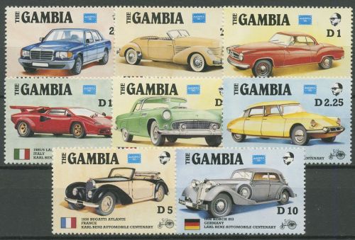 Gambia 1986 100 Jahre Automobil Mercedes Horch Borgwart 626/33 postfrisch