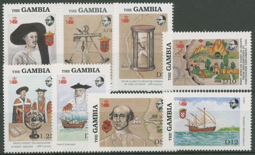 Gambia 1988 Erforschung Westafrikas Segelschiffe Seefahrer 808/15 postfrisch