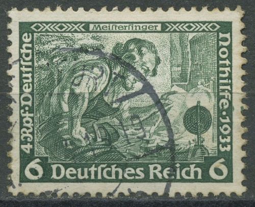 Deutsches Reich 1933 Deutsche Nothilfe Wagner 502 A gestempelt