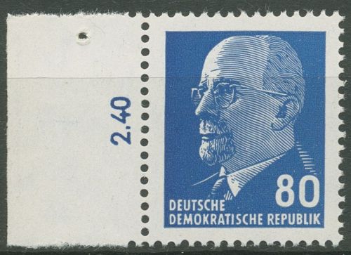 DDR 1967 Walter Ulbricht 1331 ax II Rand links postfrisch