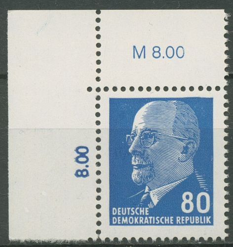 DDR 1967 Walter Ulbricht 1331 az II OR 3 Ecke 1 postfrisch
