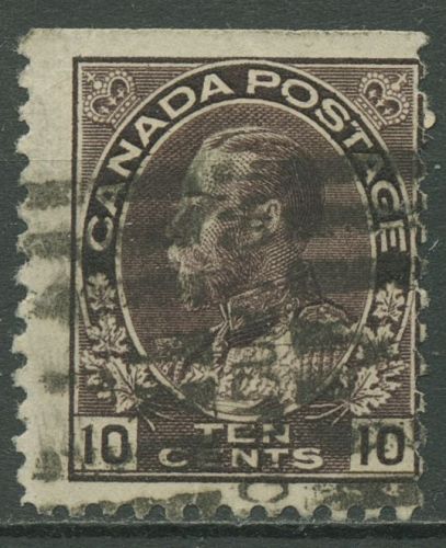 Kanada 1911 König Georg V. in Admiralsuniform 10 Cents, 97 A gestempelt