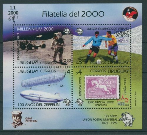 Uruguay 1999 Jahresereignisse Block 89 postfrisch (C22550)