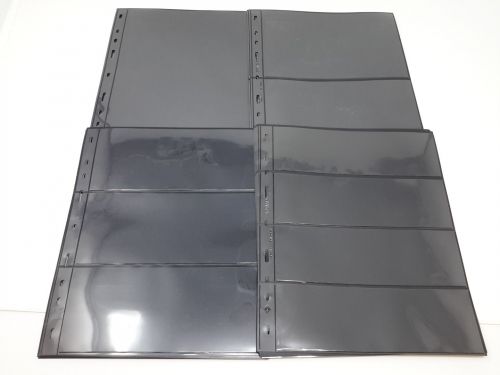 LEUCHTTURM OPTIMA 34 Blatt Typ 1S, 2S, 3S, 4S gebraucht (Z3245)