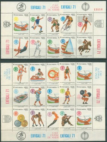 Kolumbien 1971 Panamerikanische Sportspiele 1985/08 postfrisch (C63249)