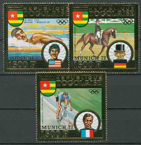 Togo 1973 Olympische Spiele München Medaillengewinner 962/64 A postfrisch