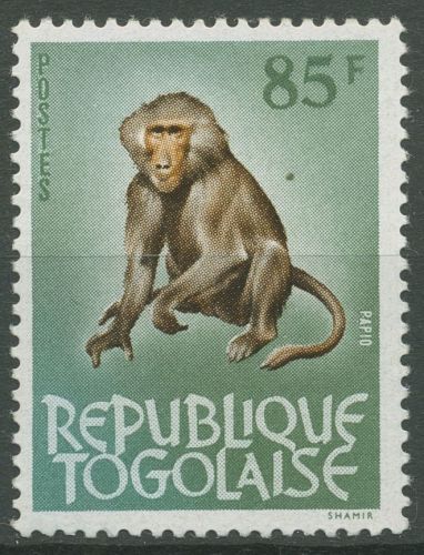 Togo 1964 Tiere Affe Pavian 401 postfrisch