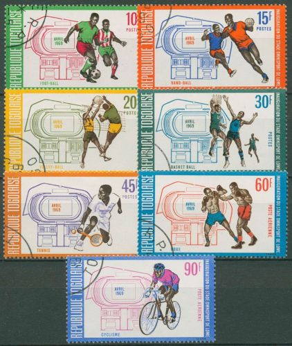 Togo 1969 Einweihung des neuen Stadions in Lomé 694/00 A gestempelt