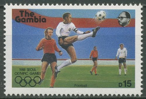 Gambia 1987 Olympische Sommerspiele '88 Seoul 710 postfrisch