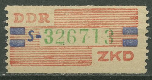 DDR 1959 Wertstreifen für den ZKD 27 S postfrisch