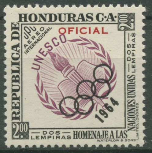 Honduras 1964 Dienstmarke Olympische Sommerspiele Tokio D 218 postfrisch