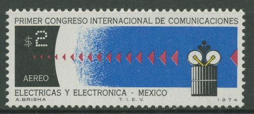 Mexiko 1974 Kommunikationsmittel Nachrichtensatellit 1428 postfrisch