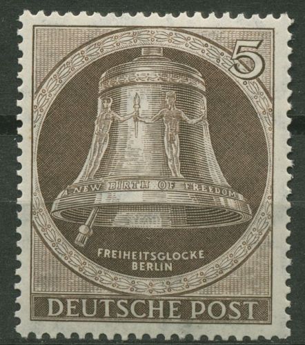 Berlin 1951 Freiheitsglocke, Klöppel nach links 75 postfrisch