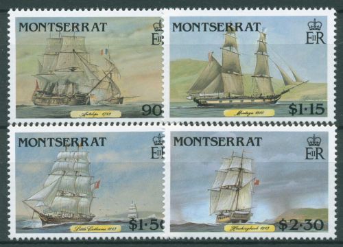 Montserrat 1986 Postschiffe 643/46 postfrisch