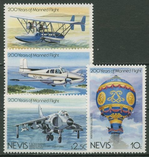Nevis 1983 Luftfahrt Flugzeuge 107/10 postfrisch