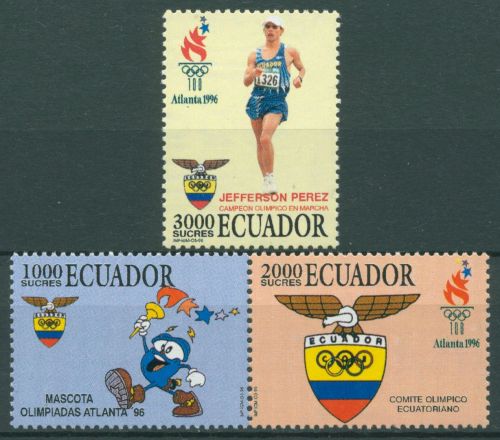 Ecuador 1996 Olympische Sommerspiele Atlanta 2334/36 postfrisch