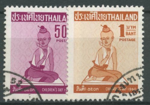 Thailand 1960 Kindertag 353/54 gestempelt