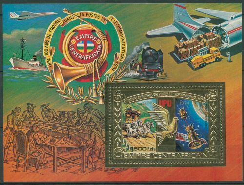 Zentralafrikanische Republik 1978 Post Block 31 A postfrisch (C40839)