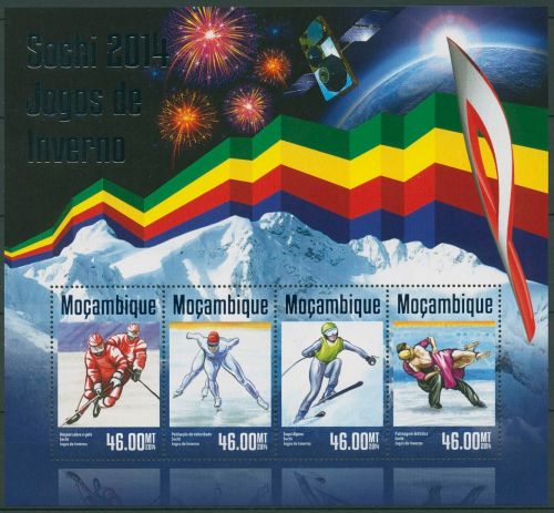 Mocambique 2014 Olympische Winterspiele Sotschi 7530/33 K postfrisch (C40854)