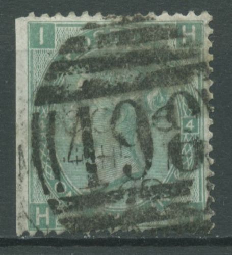 Großbritannien 1867 Königin Victoria 1 Shilling, 33 Platte 4 gestempelt